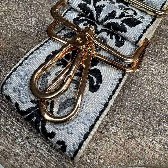 Wide Boho Purse Strap Adjustable Crossbody Guitar Strap NEW FAST SHIP - Picture 4 of 4